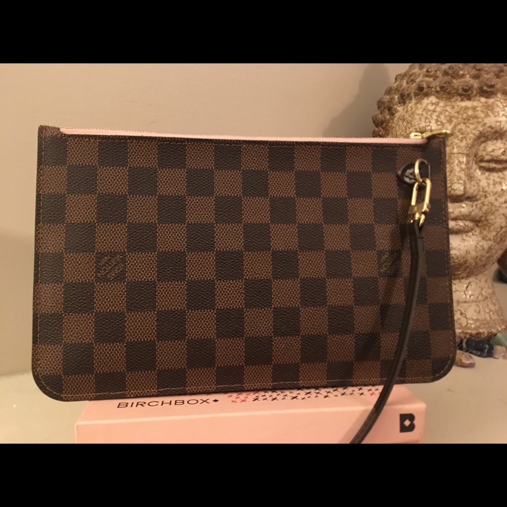 Neverfull Pouch in Damier Ebene